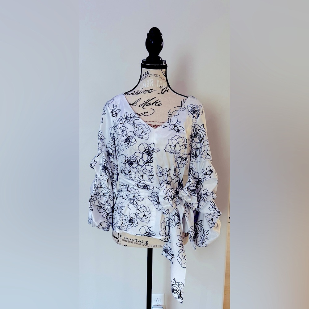 Floral Top - White